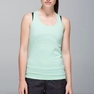 Lululemon Run Swiftly Tech Racerback, Heathered Fresh Teal